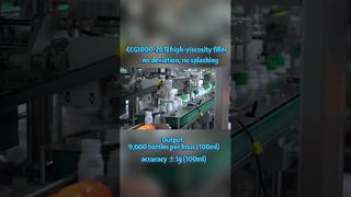 50–1000ml Tam Otomatik Sıvı Paketleme Hattı | 100ml için 9000 Şişe/Saat| #otomatikpaketlememakinesi