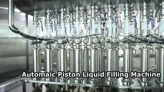 Zirai İlaç / Kimyasal / Gübre için 50-1000ml Otomatik Pistonlu Dolum Makinesi