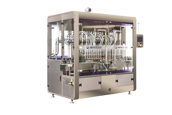 16 Kafa 4000 BPH Hacimsel Sıvı Dolum Makinesi Yemeklik Yağ Şişesi Dolum Makinesi 80ml-1000ml