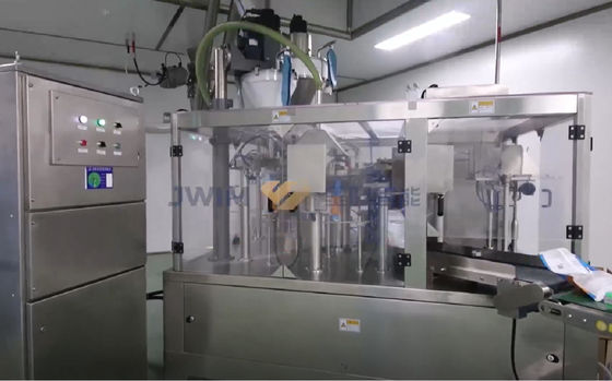 Tuz Tozu Veteriner Gübre Kimyasalları İçin 100g-1kg Döner Torba Paketleme Makinesi