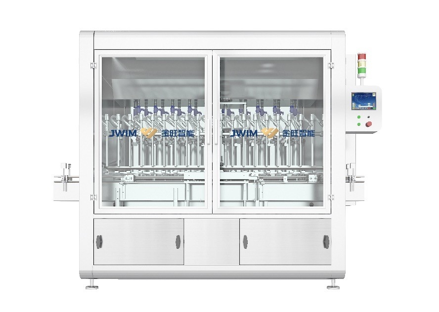 Yüksek Hızlılık 100ml Şişe 16 Doldurma Başlığı Pesticide Piston Kimyasal Sıvı Doldurma Makinesi Yağ Doldurma Makinesi