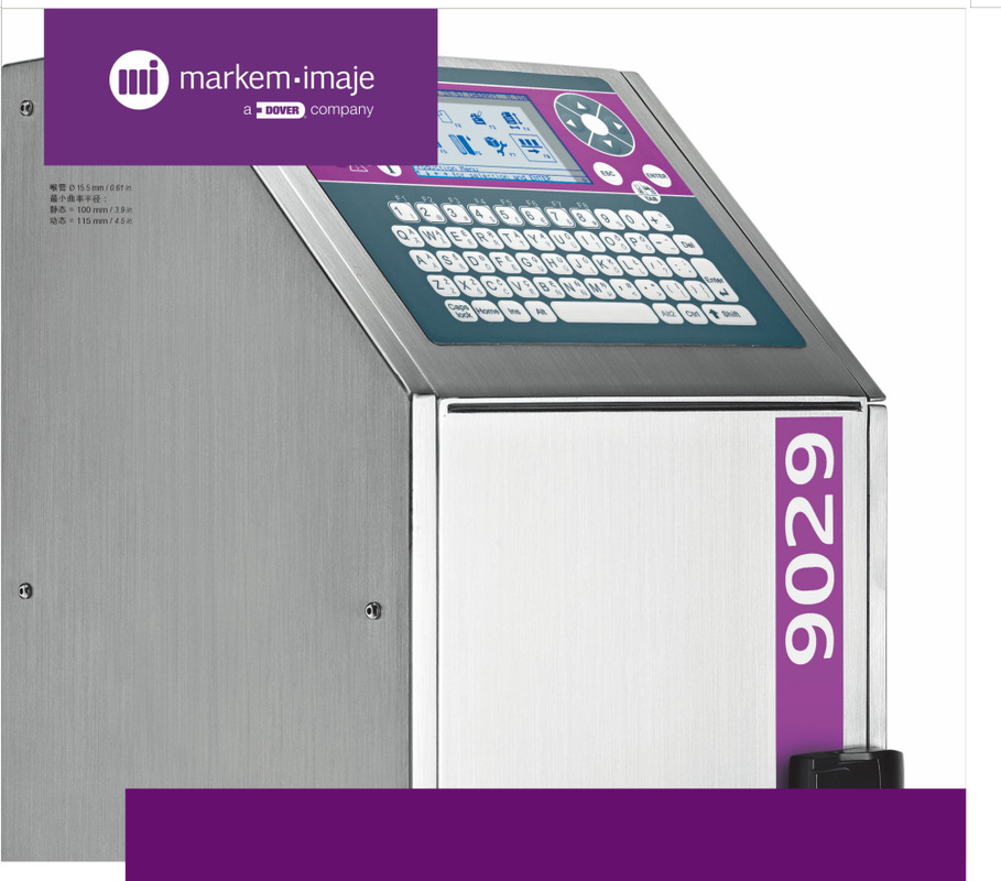 Markem·Imaje 9029 Küçük Karakterli Mürekkep Atıcı 100-240VAC, 50/60Hz, 34W