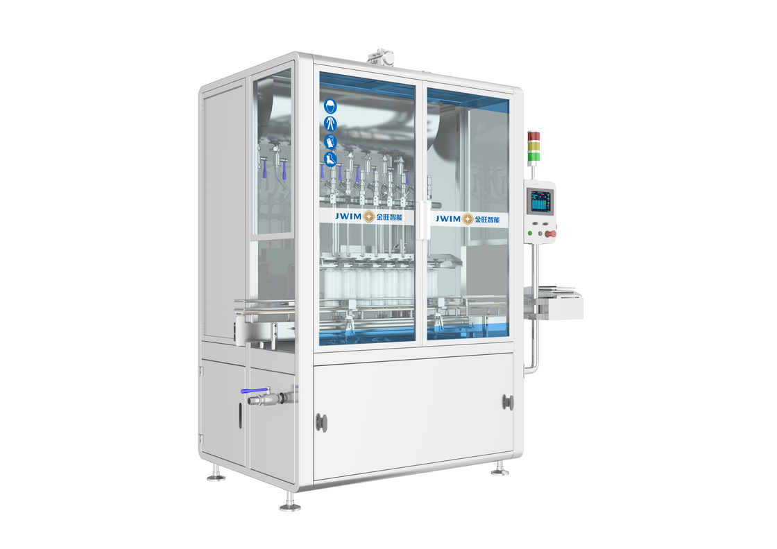 CDP-8AJ PLC kontrolü SUS304 paslanmaz çelik ve elektronik tartım sistemi ile mikro-bilgisayar dolgu makinesi