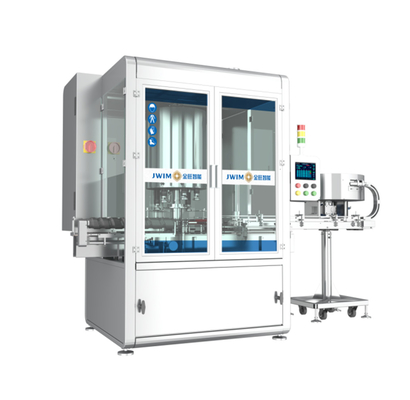 PLC denetimli döner otomatik vida kaplama makinesi 8 baş 50ML-1000ML Max 9000 BPH