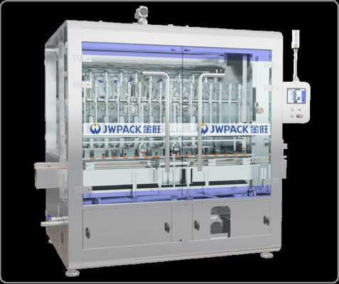 Yüksek Viskoziteli Piston Dolgu Makinesi Yapıştır Su Emülsiyonu Viskoz Sıvı Dolum Makinesi